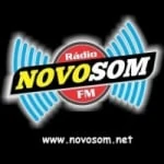 Logo da rádio Novo Som Gospel ao vivo online