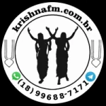 Logo da rádio Krishna FM ao vivo online