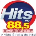 Logo da rádio Rádio Hits 88.5 FM ao vivo online