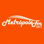 Logo da rádio Rádio Metrópole 105.9 FM ao vivo online