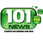 Logo da rádio Rádio 101 News FM ao vivo online
