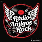 Logo da rádio Rádio Amigos do Rock ao vivo online