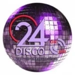 Logo da rádio 24 Disco ao vivo online
