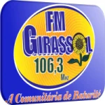 Logo da rádio Rádio Girassol 106.3 FM ao vivo online