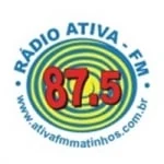 Logo da rádio Rádio Ativa 87.5 FM ao vivo online