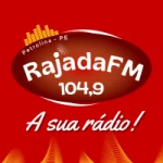 Logo da rádio Rádio Rajada FM ao vivo online