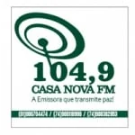 Logo da rádio Rádio Casa Nova 104.9 FM ao vivo online