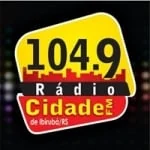 Logo da rádio Rádio Cidade 104.9 FM ao vivo online