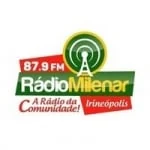 Logo da rádio Rádio Milenar 87.9 FM ao vivo online