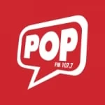Logo da rádio Rádio Pop FM 107.7 ao vivo online
