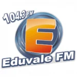 Logo da rádio Rádio Eduvale 104.3 FM ao vivo online