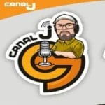 Logo da rádio Canal J ao vivo online