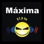 Logo da rádio Rádio Máxima 87.9 FM ao vivo online