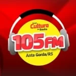 Logo da rádio Rádio Cultura 105.5 FM ao vivo online