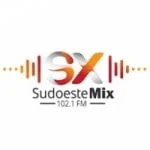 Logo da rádio Sudoeste Mix FM 102.1 ao vivo online