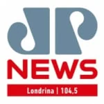 Logo da rádio Rádio Jovem Pan News 104.5 FM ao vivo online