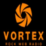 Logo da rádio Vortex Rock Rádio ao vivo online
