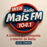 Logo da rádio Web Rádio Mais FM ao vivo online