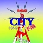 Logo da rádio Rádio City 104.9 FM ao vivo online