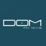 Logo da rádio Rádio Dom FM ao vivo online
