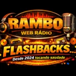 Logo da rádio Rambo Web Rádio Flashback ao vivo online