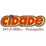 Logo da rádio Rádio Cidade 107.9 FM ao vivo online