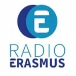Logo da rádio Erasmus 106.5 FM ao vivo online