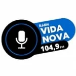 Logo da rádio Rádio Vida Nova 104.9 FM ao vivo online