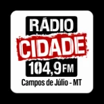 Logo da rádio Rádio Cidade 104.9 FM ao vivo online