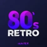 Logo da rádio Hunter FM 80s ao vivo online