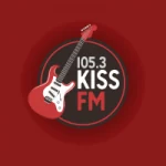 Logo da rádio Rádio Kiss 105.3 FM ao vivo online