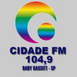 Logo da rádio Rádio Cidade 104.9 FM ao vivo online