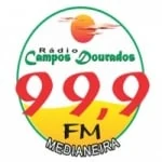 Logo da rádio Rádio Campos Dourados 99.9 FM ao vivo online