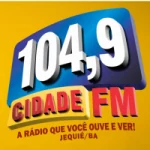 Logo da rádio Rádio Cidade 104.9 FM ao vivo online