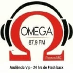 Logo da rádio Rádio Omega 87.9 FM ao vivo online