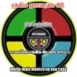Logo da rádio Rádio Geração 80 ao vivo online