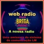 Logo da rádio Web Rádio Brega Music ao vivo online