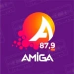 Logo da rádio Rádio Amiga 87.9 FM ao vivo online