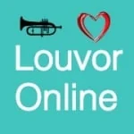 Logo da rádio Louvor Online ao vivo online