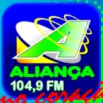 Logo da rádio Rádio Aliança 104.9 FM ao vivo online