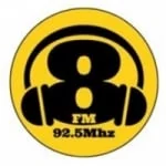 Logo da rádio Rádio 8 92.5 FM ao vivo online