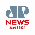 Logo da rádio Rádio Jovem Pan News 107.1 FM ao vivo online