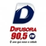 Logo da rádio Rádio Difusora 90.5 FM ao vivo online