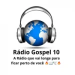 Logo da rádio Rádio Gospel 10 ao vivo online