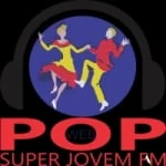Logo da rádio Pop Super Jovem FM ao vivo online