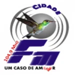Logo da rádio Rádio Cidade 104.9 FM ao vivo online