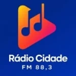 Logo da rádio Rádio Cidade 88.3 FM ao vivo online