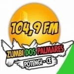 Logo da rádio Rádio Zumbi dos Palmares 104.9 FM ao vivo online