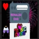 Logo da rádio Love Music ao vivo online