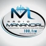 Logo da rádio Rádio Manancial 100.1 FM ao vivo online
